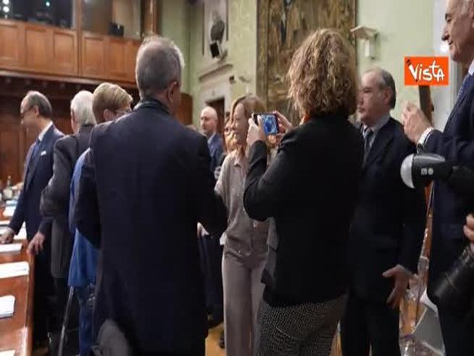 Incontro tra la premier Meloni e le organizzazioni sindacali sulla manovra a Palazzo Chigi