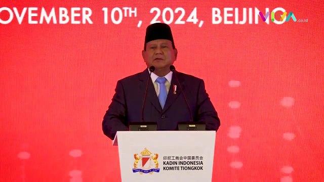 Presiden Prabowo Tolak Sambutan Gunakan Naskah di Beijing