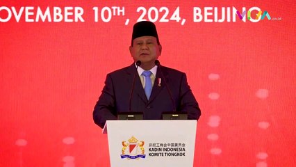 Presiden Prabowo Tolak Sambutan Gunakan Naskah di Beijing
