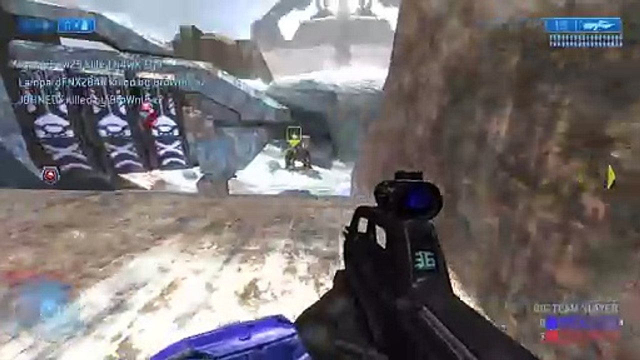 Halo 2 Classic Big Team - Big Team Slayer on Containment Multiplayer Gameplay