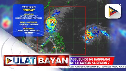 Bagyong #NikaPH, posibleng lumabas ng PAR bukas