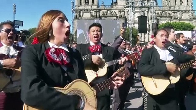 Mariachi-Weltrekord: Über 1.000 Musiker versammeln sich in Mexiko-Stadt