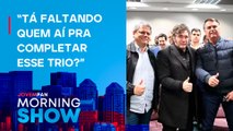 TARCÍSIO publica foto com MILEI e BOLSONARO: “Dois grandes LÍDERES da DIREITA”; SAIBA MAIS