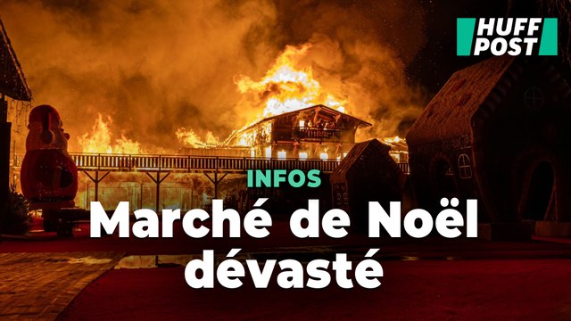 Au Barcarès, les images impressionnantes du marché de Noël ravagé par les flammes