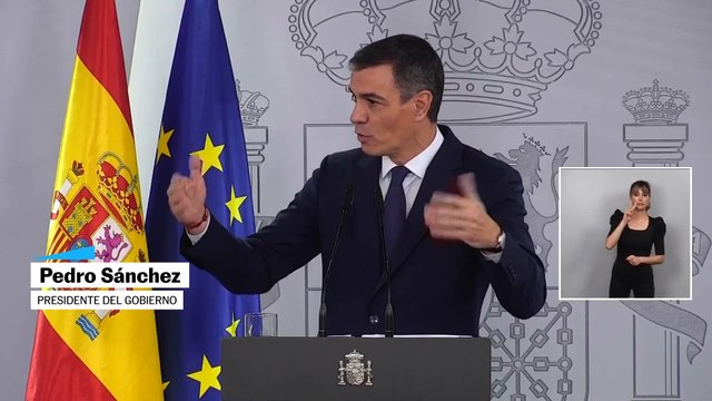 Sánchez: Estamos viendo algunas campañas en redes sociales de que 'solo el pueblo ayuda al pueblo'... El Estado somos todos .