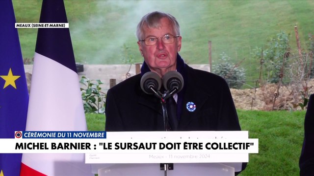 Michel Barnier : «Ces hommes se sont découverts un même amour de la patrie»
