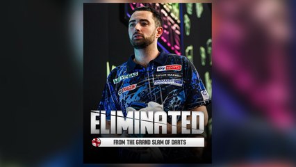 Luke Littler becomes favourite for Grand Slam of Darts title after reigning champion Humphries crashes out on day two