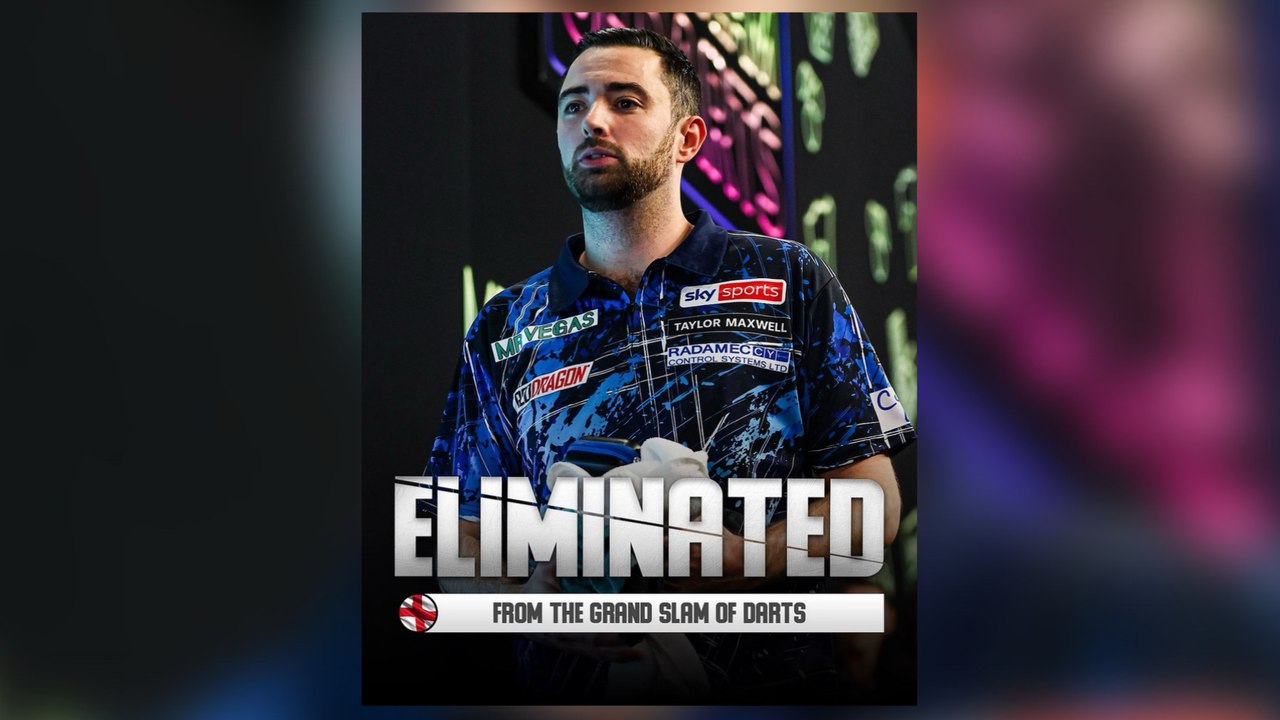 Luke Littler becomes favourite for Grand Slam of Darts title after reigning champion Humphries crashes out on day two