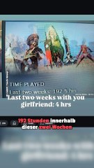 192 versus 4 Stunden: Frau konkurriert mit Throne and Liberty um die Zeit ihres Freunds, verliert deutlich