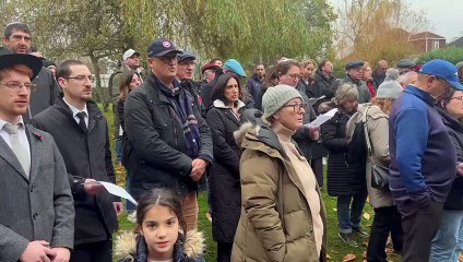 Memorial Service held on Remembrance Day for the Leeds Jewish Community