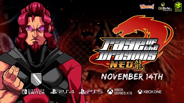 Rage of the Dragons NEO Official Release Date Trailer