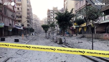 Libano, ancora una notte di bombardamenti su Beirut sud