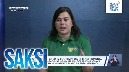 Saksi: (Part 2) Imbestigasyon sa OVP; Lalaki, pinagbabaril sa Cebu; Hinarang ng China Coast Guard