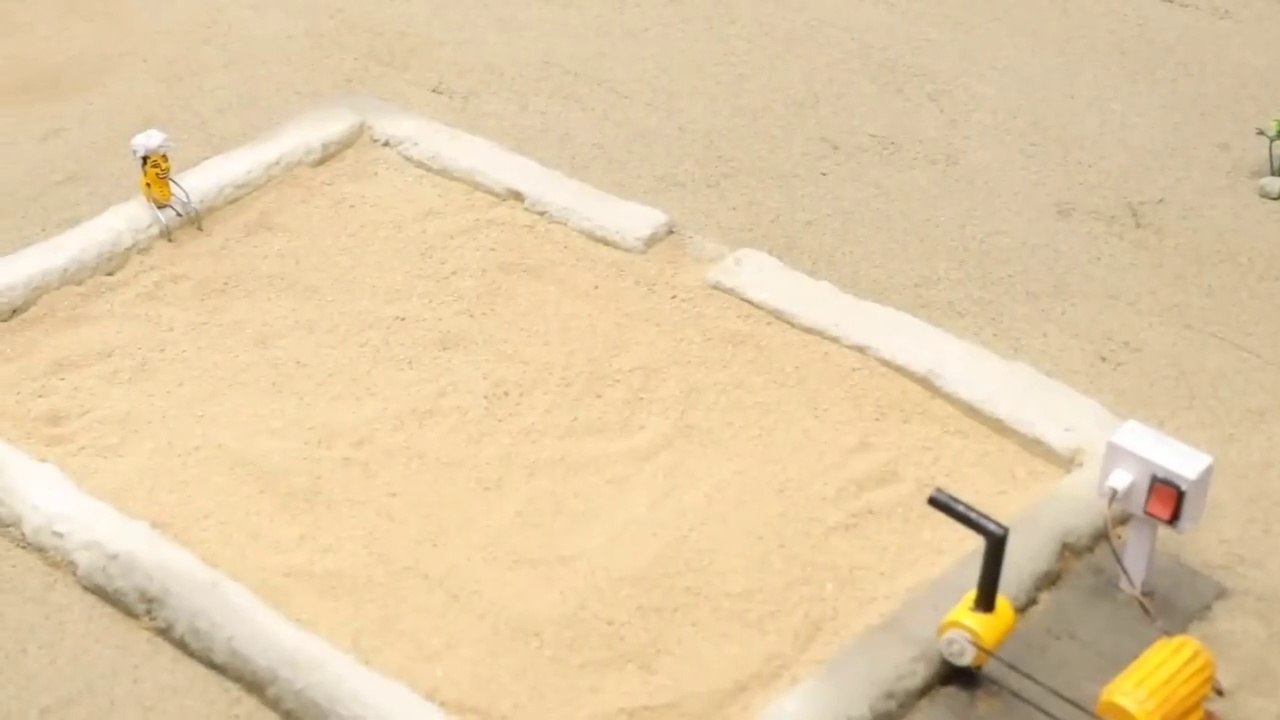 diy making modern plough machine easily planting field of beans  sun farming  sanocreator_720pHFR