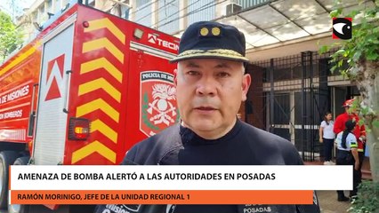 Amenaza de bomba alertó a las autoridades en Posadas