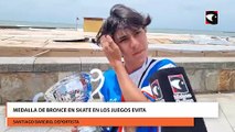 Medalla de bronce en Skate en los Juegos Evita