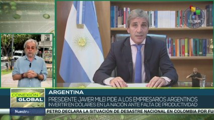 Pdte. Milei insta a empresarios argentinos a invertir en la nación