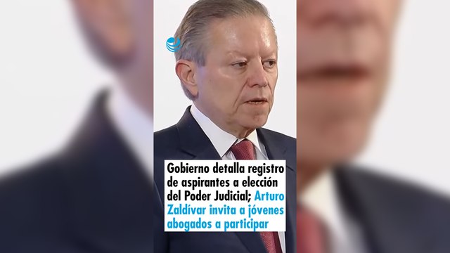 Gobierno detalla registro de aspirantes a elección del Poder Judicial; Arturo Zaldívar invita a jóvenes abogados a participar