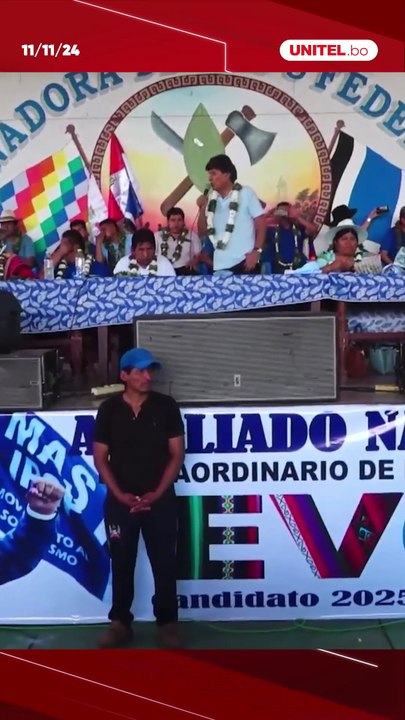 Ampliado: Evistas insisten con la candidatura de Evo, exigen al TSE aval para el congreso de Lauca Ñ y analizan marcha a La Paz.