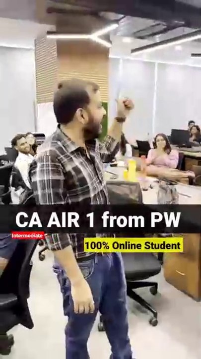 CA topper from PW🔥🔥🔥 #shorts #trending