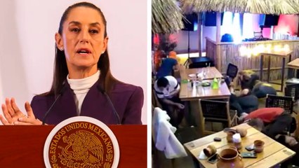 Balacera Querétaro: Sheinbaum asegura que sicarios "iban por una persona"