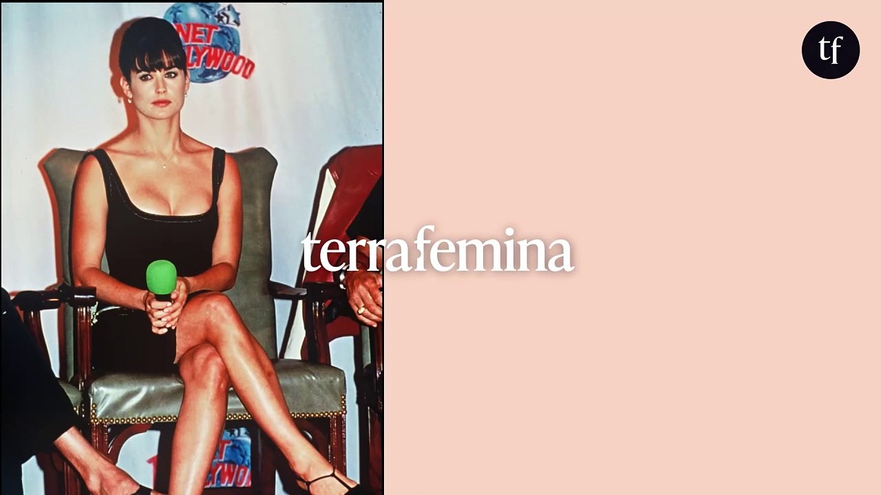 En 1995, Demi Moore réalisait un strip tease en direct à la télé (et la séquence est lunaire)