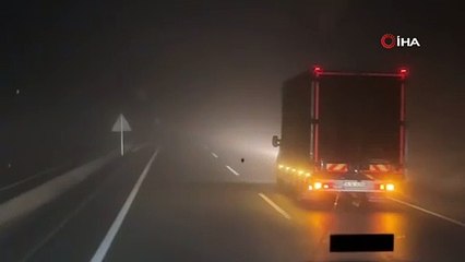 Yüksekova-Van karayolunda yoğun sis