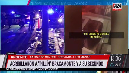 🚨 ACRIBILLARON A BARRAS DE ROSARIO CENTRAL CERCANOS A LOS MONOS