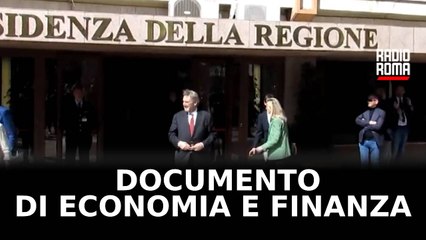 Consiglio Lazio approva Documento Economia e Finanza