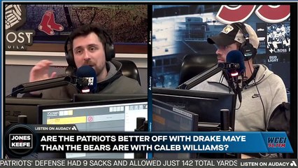 Jones & Keefe: Would Drake Maye be selected over Caleb Williams in a re-draft of the 2024 class?