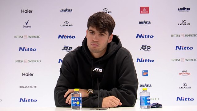 Tennis - ATP Finals 2024 - Carlos Alcaraz is sick : Today, I didn't feel well