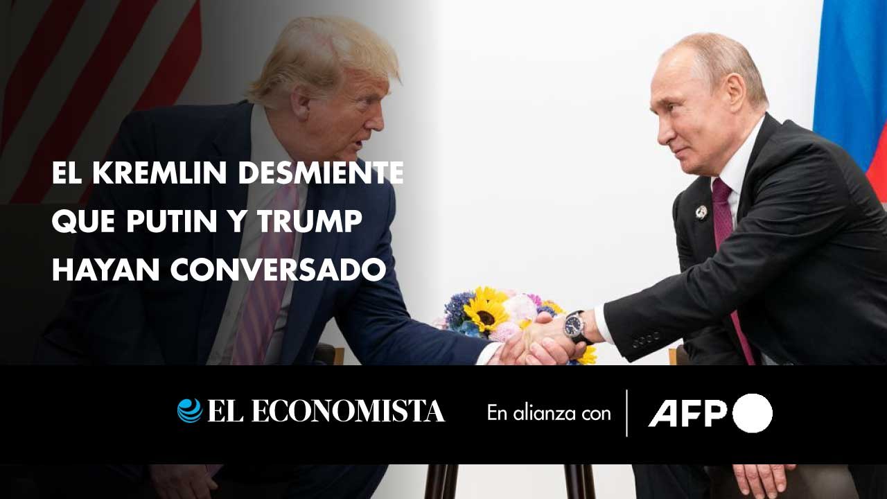 El Kremlin desmiente que Putin y Trump hayan conversado
