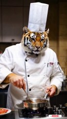 Tiger Chef and Robot Chef