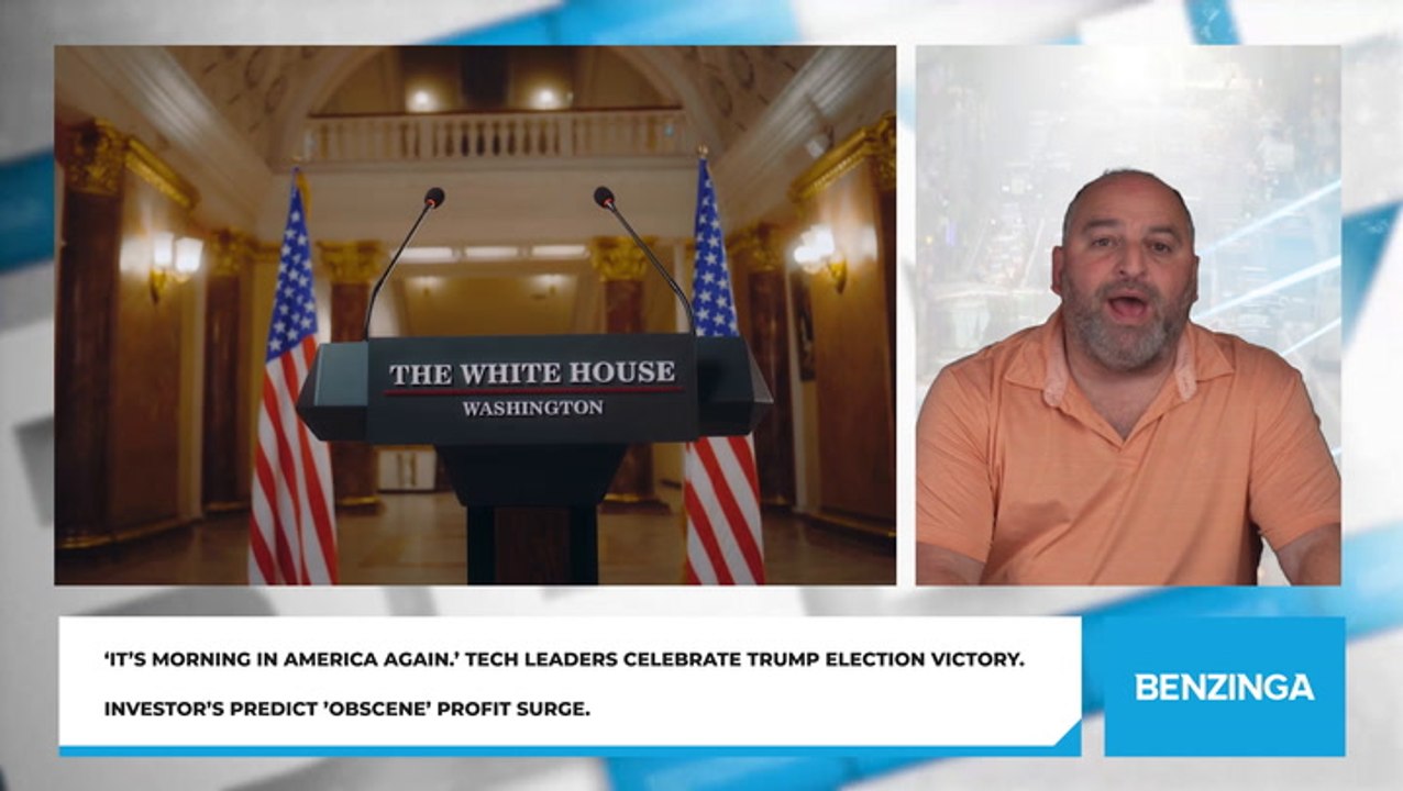 'It's Morning In America Again.' Tech Leaders Celebrate Trump Election Victory. Investor's Predict 'Obscene' Profit Surge.