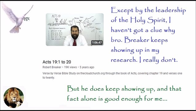 Supernatural Bible Change 2 Thess. 2:9 Lying Signs And Wonders ~ Robert Breaker