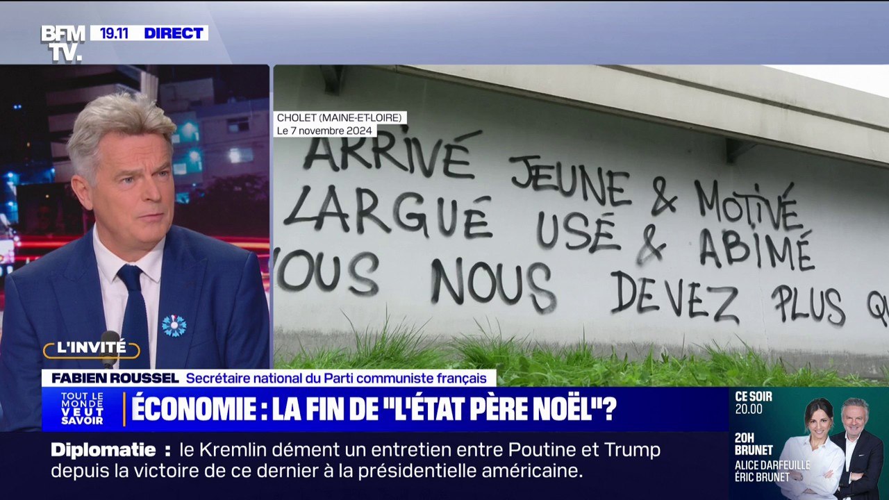 Fabien Roussel (PCF): "Le gouvernement qui dit que l'État ne peut pas tout, l'État ne peut pas faire, c'est dehors"