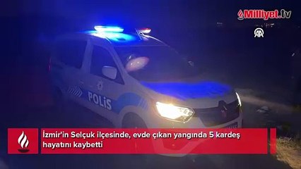 İzmir'de korkunç olay! 5 kardeş kurtarılamadı
