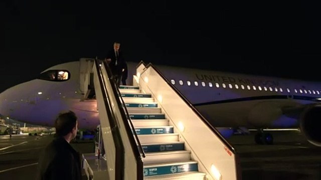 Keir Starmer lands in Baku for COP29