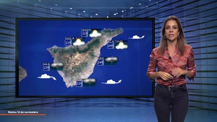La previsión del tiempo en Canarias para el 12 de noviembre de 2024, en Atlántico Televisión.
