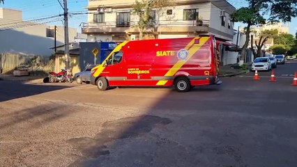 Jovem de 22 anos fica ferido em acidente no Cancelli
