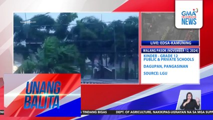 Ilang ilog, umapaw dahil sa ulang dala ng Bagyong Nika; ilang tulay, pansamantalang hindi madaanan | Unang Balita