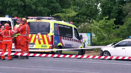 Woman dead, child injured after truck crashes into Victorian preschool