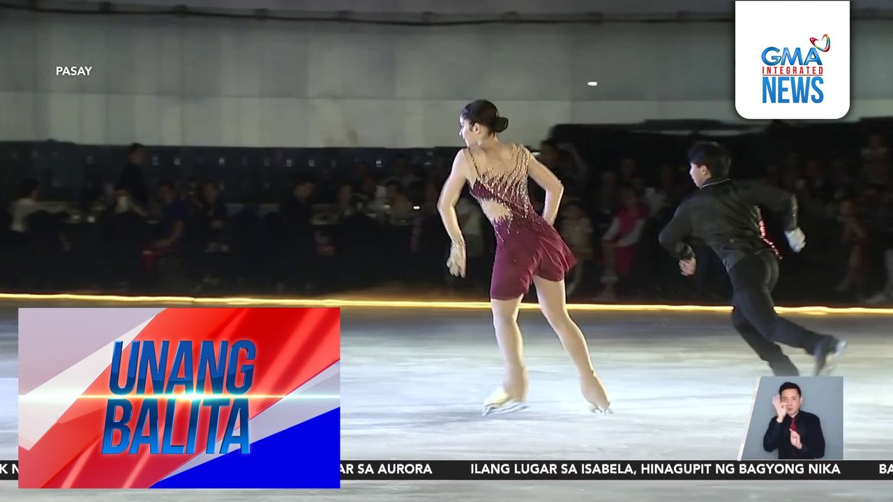 Grupo ng Filipino figure skaters, nagpakitang g...