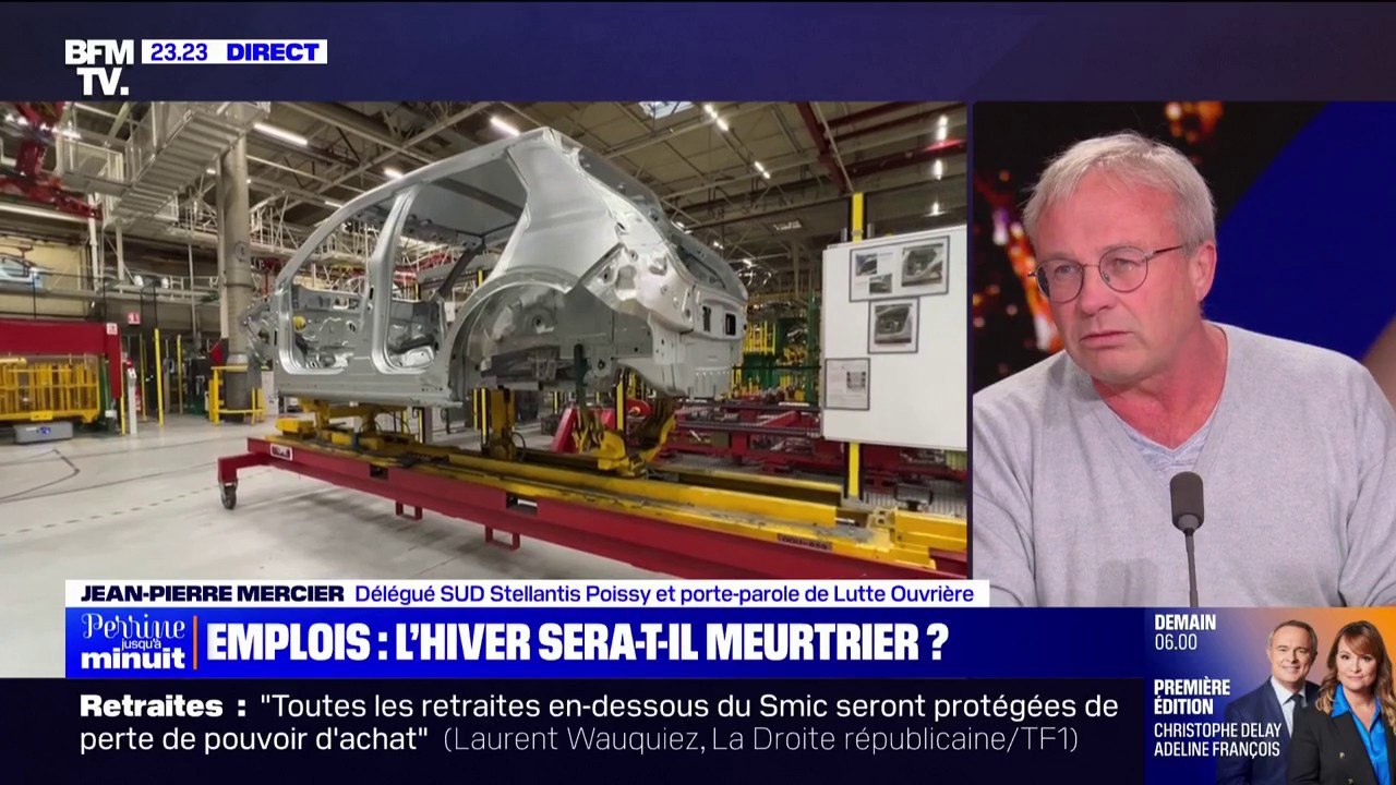 Mouvements sociaux: "On est en colère", déclare Jean-Pierre Mercier (Sud Stellantis)