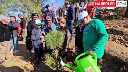 Nazilli'de fidanlar toprakla buluştu