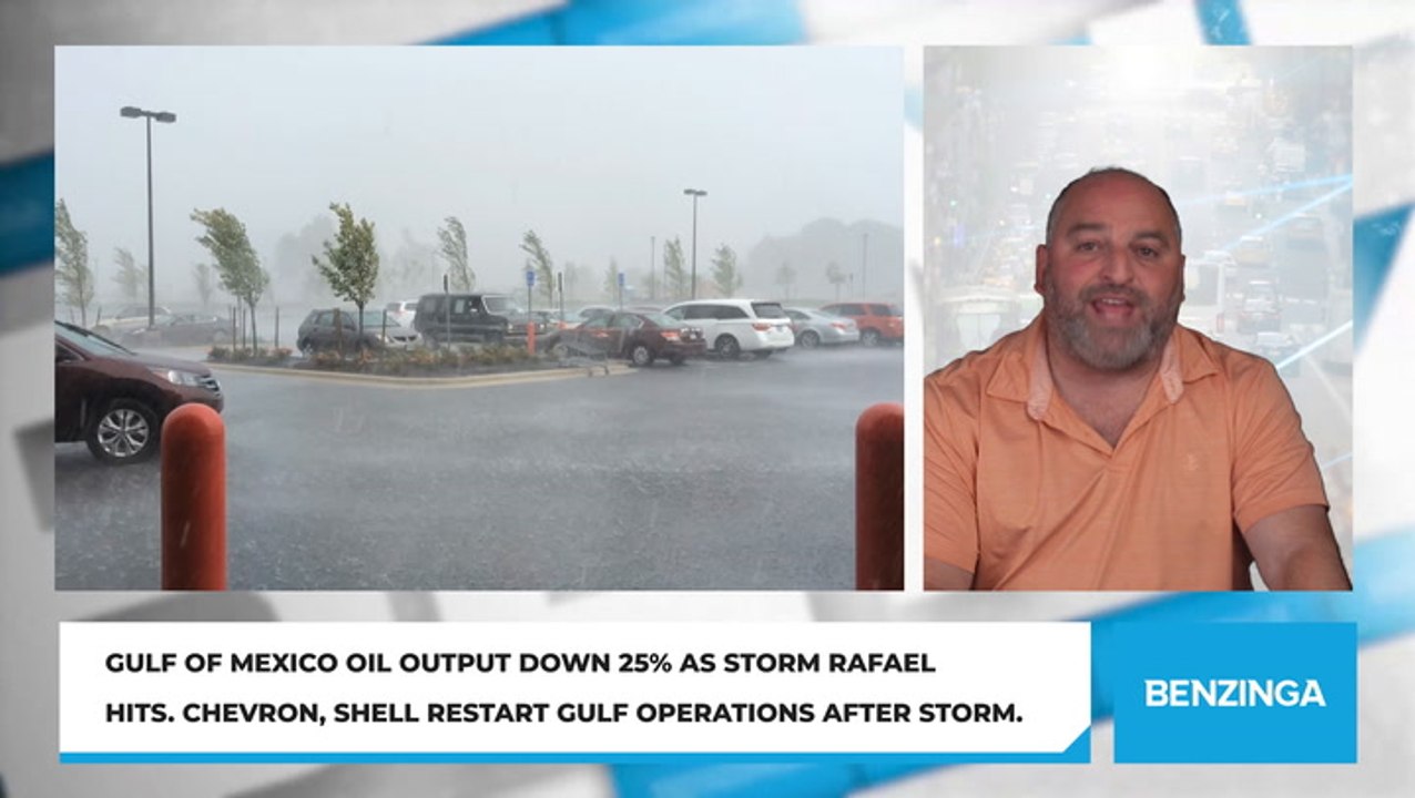 Gulf of Mexico Oil Output Down 25% As Storm Rafael Hits. Chevron, Shell Restart Gulf Operations After Storm.
