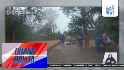 Mga nagtitinda sa talipapa ng Centro 10, naghakot ng mga paninda at mga gamit kasunod ng pag-apaw ng Pinacanauan River | Unang Balita