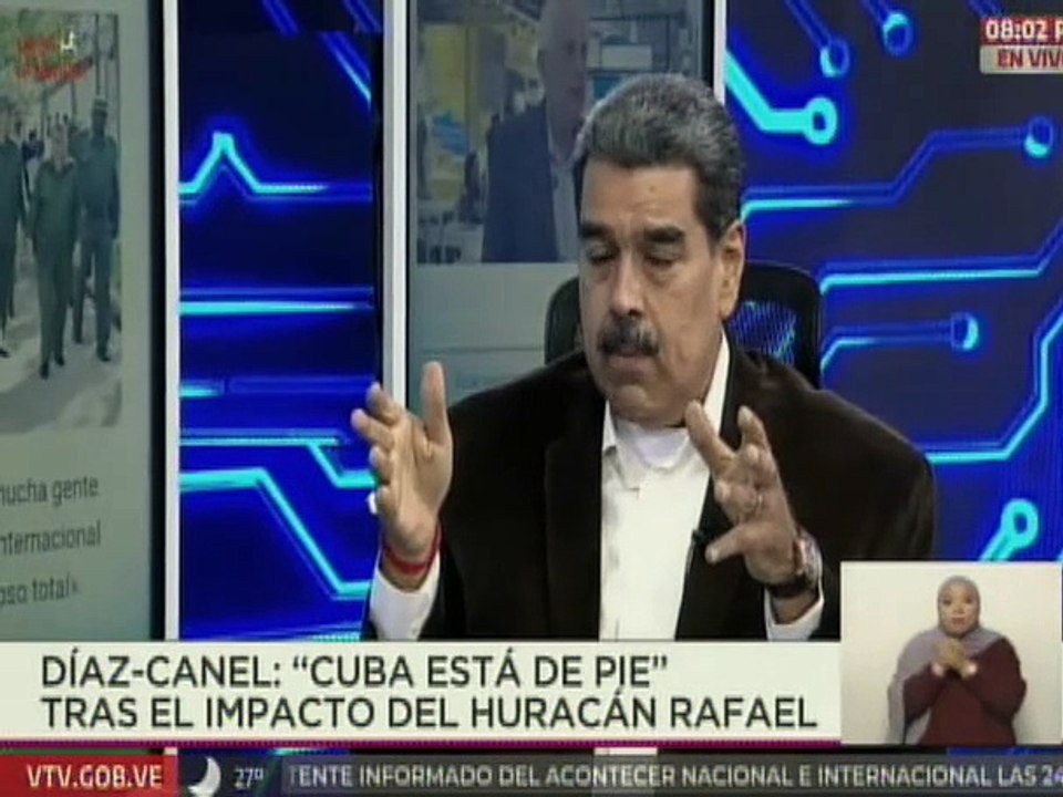 Presidente Nicolás Maduro: Cuba y Venezuela son un mismo pueblo