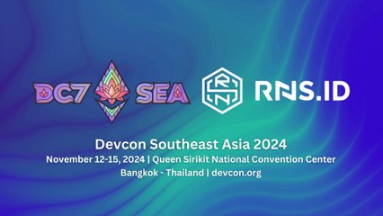 Join the Palau Digital Residency Program and RNS.ID at Devcon 2024 in Bangkok, November 12-15