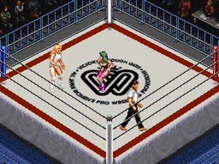 Super Fire ProWrestling Queen's Special (SUPER NINTENDO) Nytehands Unusual Match